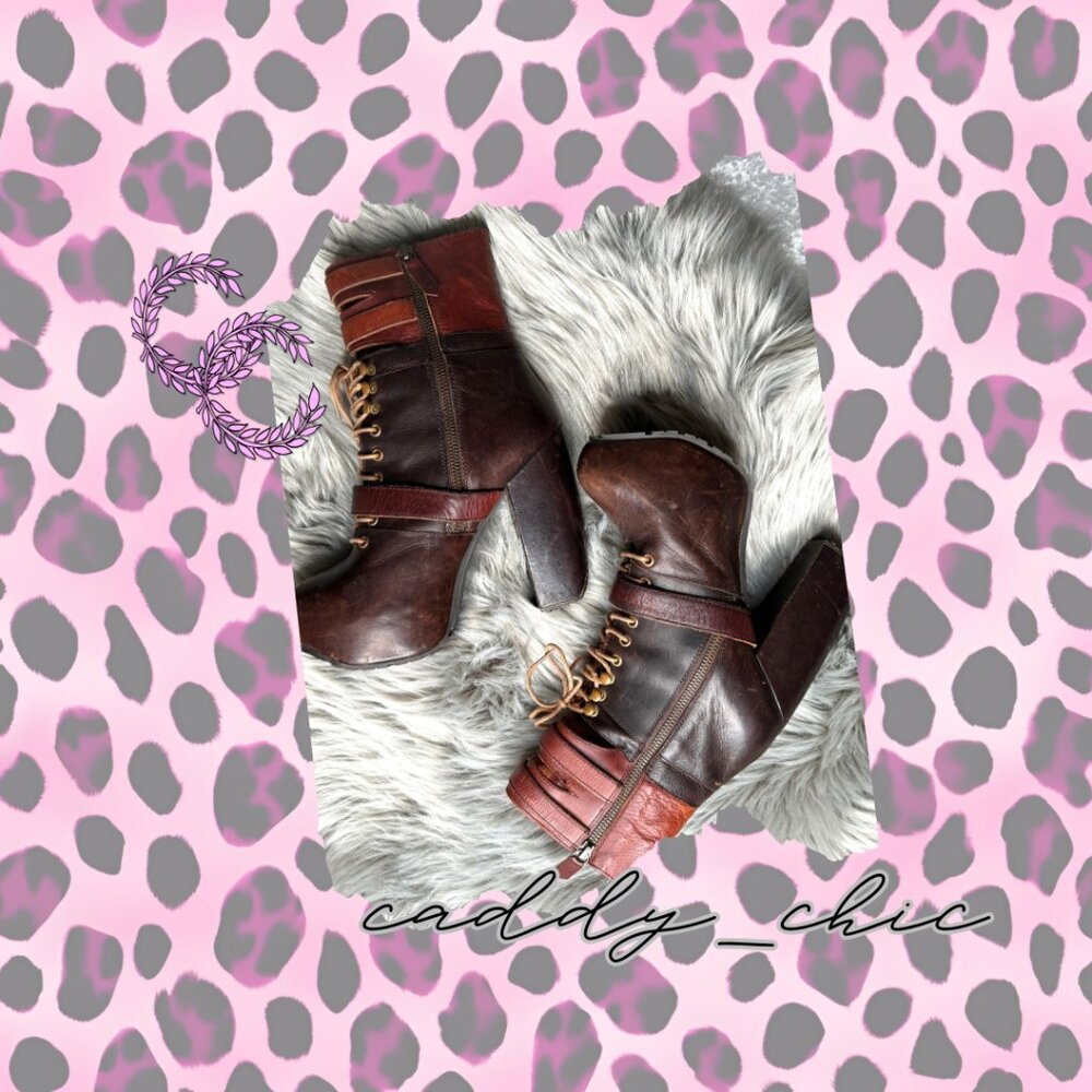 Miista Andee Boots Brown Size 39 GUC